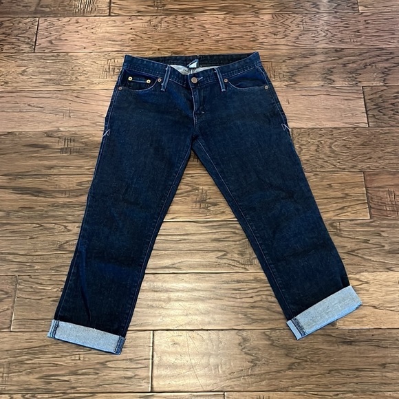 A/X Armani Exchange Cuffed Capri Low Rise Size 4 Reg - Picture 1 of 16